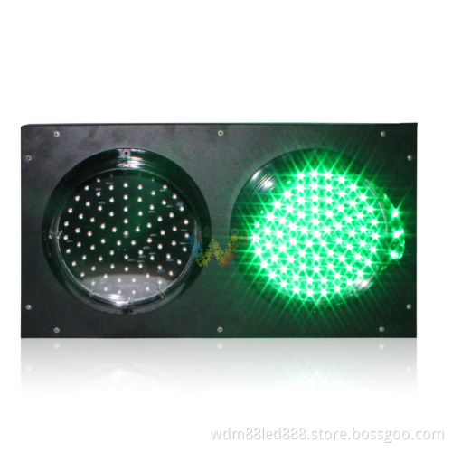 Dual Sided 200mm traffic light 2 aspects